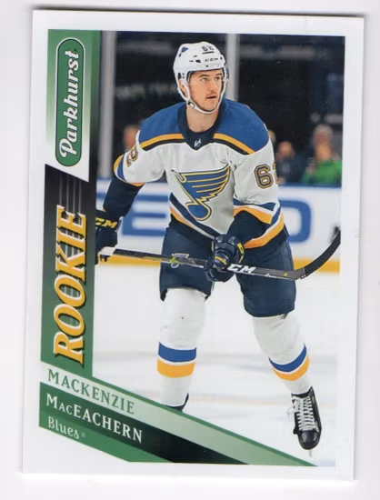 2019-20 Parkhurst #304 Mackenzie MacEachern RC (10-X331-BLUES)