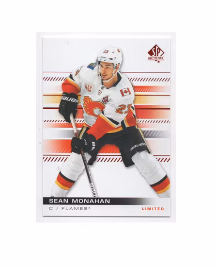 2019-20 SP Authentic Limited Red #7 Sean Monahan (10-X66-FLAMES)