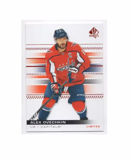 2019-20 SP Authentic Limited Red #100 Alex Ovechkin (25-X66-CAPITALS)