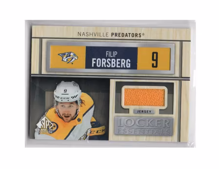 2019-20 SP Game Used Locker Essentials #LEFF Filip Forsberg B (40-X269-PREDATORS)