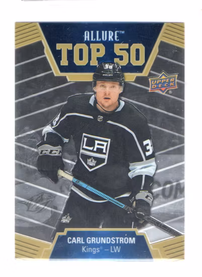 2019-20 Upper Deck Allure Top 50 #T507 Carl Grundstrom (10-X330-NHLKINGS)