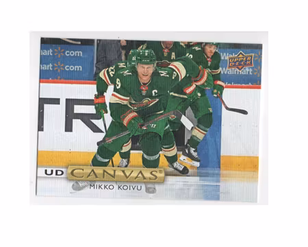 2019-20 Upper Deck Canvas #C57 Mikko Koivu (10-X205-NHLWILD) (2)