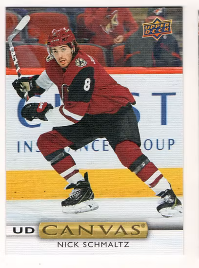 2019-20 Upper Deck Canvas #C72 Nick Schmaltz (10-X216-COYOTES)