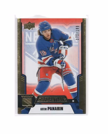2019-20 Upper Deck Credentials Red #17 Artemi Panarin (15-X197-RANGERS)