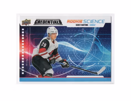 2019-20 Upper Deck Credentials Rookie Science #RS27 Barrett Hayton (12-X239-COYOTES)