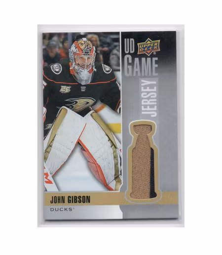 2019-20 Upper Deck Game Jerseys #GJJG John Gibson E (30-X156-DUCKS)