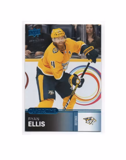 2019-20 Upper Deck Overtime Blue #135 Ryan Ellis (10-X41-PREDATORS)