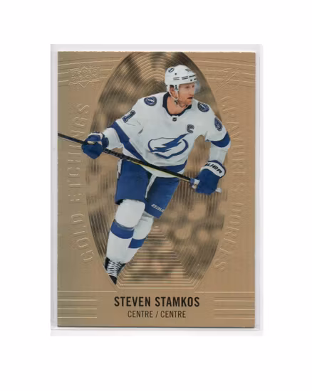 2019-20 Upper Deck Tim Hortons Gold Etchings #GE9 Steven Stamkos (20-X62-LIGHTNING)
