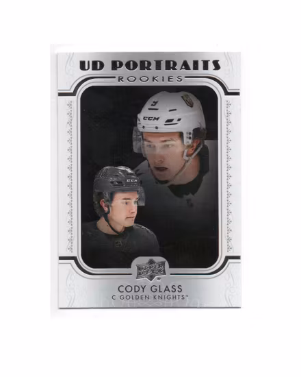 2019-20 Upper Deck UD Portraits #P93 Cody Glass (12-X156-GOLDENKNIGHTS)