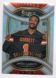 2020 Select Select1ons Prizm #4 Myles Garrett (15-X301-NFLBROWNS)