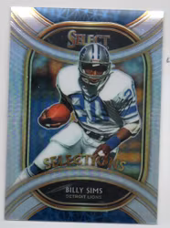 2020 Select Select1ons Prizm #17 Billy Sims (20-X301-NFLLIONS)