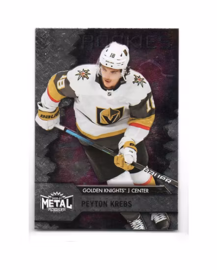 2020-21 Metal Universe #130 Peyton Krebs RC (25-138x4-GOLDENKNIGHTS)
