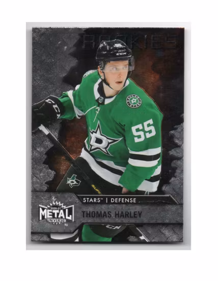 2020-21 Metal Universe #143 Thomas Harley RC (12-141x2-NHLSTARS)