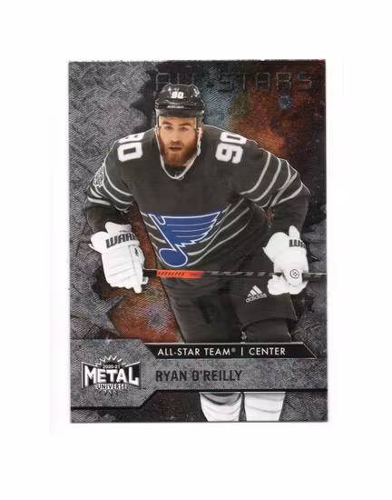 2020-21 Metal Universe #178 Ryan O'Reilly AS (10-X175-BLUES)