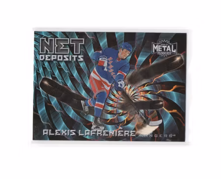 2020-21 Metal Universe Net Deposits #ND7 Alexis Lafreniere (100-X237-RANGERS)