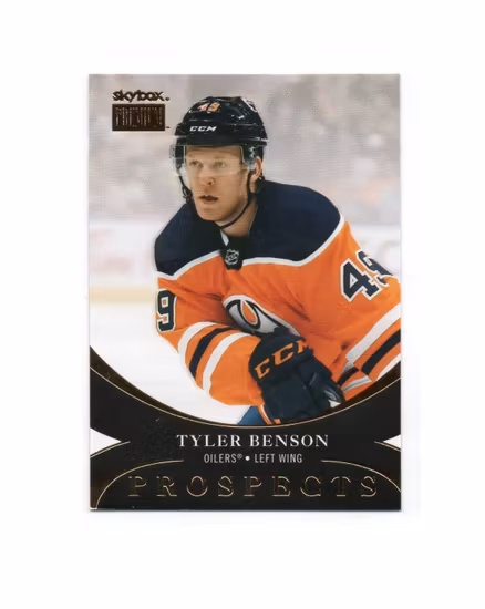 2020-21 Metal Universe Skybox Premium Prospects #PP7 Tyler Benson (20-X239-OILERS)