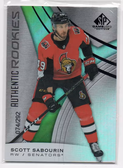 2019-20 SP Game Used Rainbow #111 Scott Sabourin (20-X335-SENATORS)