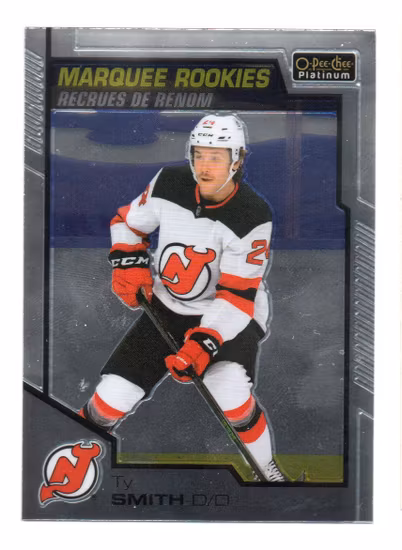 2020-21 O-Pee-Chee Platinum #193 Ty Smith RC (25-X303-DEVILS)