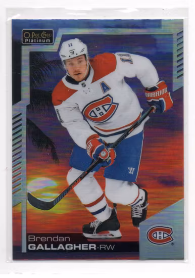 2020-21 O-Pee-Chee Platinum Sunset #128 Brendan Gallagher (10-X320-CANADIENS)