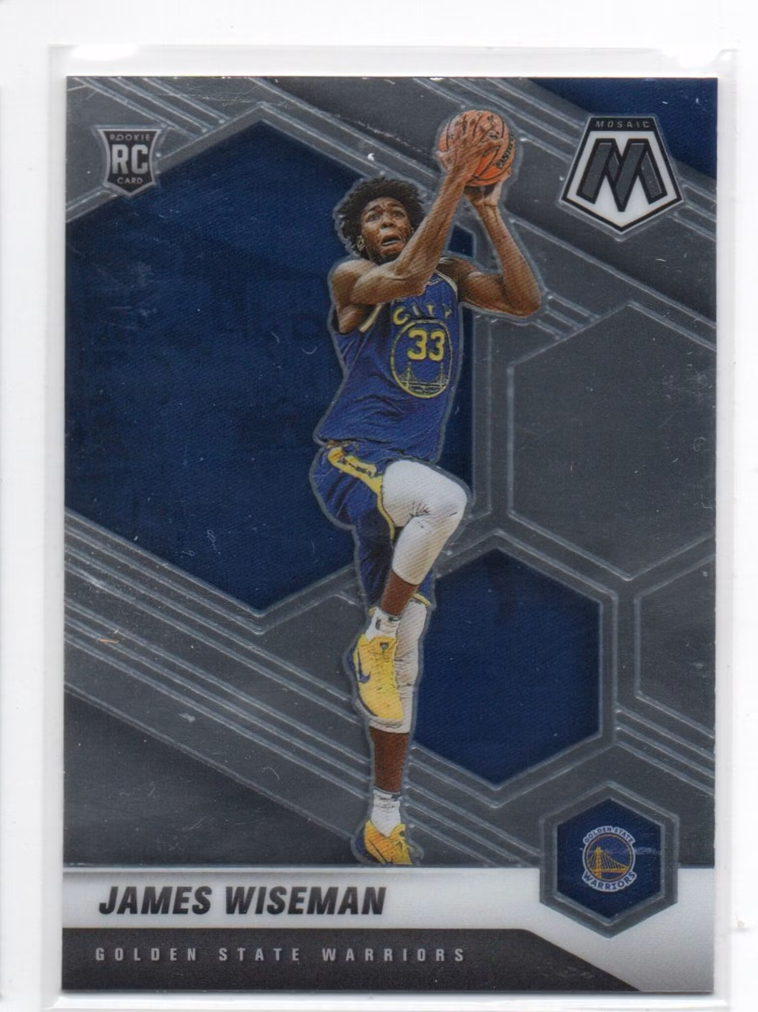 2020-21 Panini Mosaic #205 James Wiseman RC (20-X336-NBAWARRIORS)