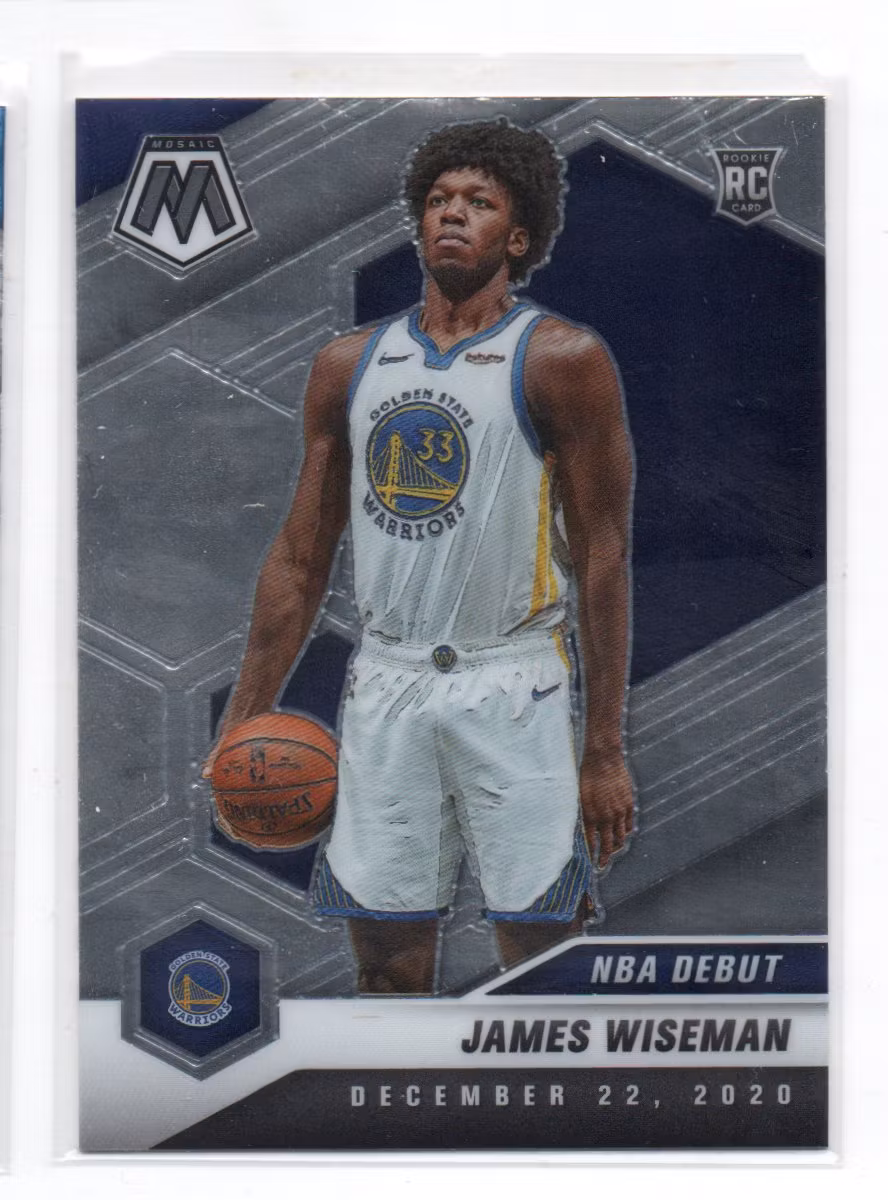 2020-21 Panini Mosaic #266 James Wiseman (15-X337-NBAWARRIORS)