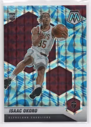 2020-21 Panini Mosaic Mosaic Reactive Blue #212 Isaac Okoro (25-X337-NBACAVALIERS)