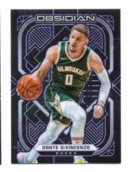 2020-21 Panini Obsidian Electric Etch Purple #123 Donte DiVincenzo (30-X342-NBABUCKS)