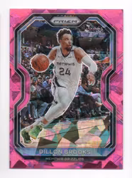 2020-21 Panini Prizm Prizms Pink Ice #70 Dillon Brooks (20-X319-NBAGRIZZLIES)