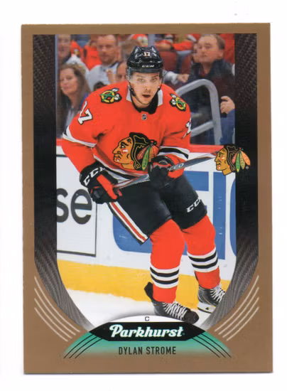 2020-21 Parkhurst Gold #86 Dylan Strome (12-X323-BLACKHAWKS)