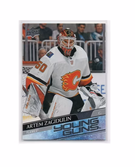 2020-21 Upper Deck #244 Artem Zagidulin YG RC (30-X211-FLAMES)