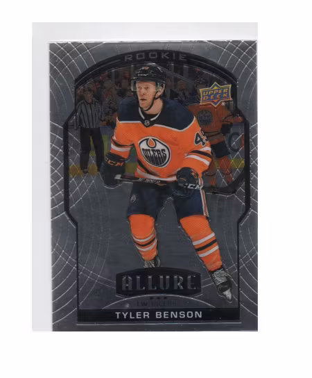 2020-21 Upper Deck Allure #84 Tyler Benson RC (10-X276-OILERS)
