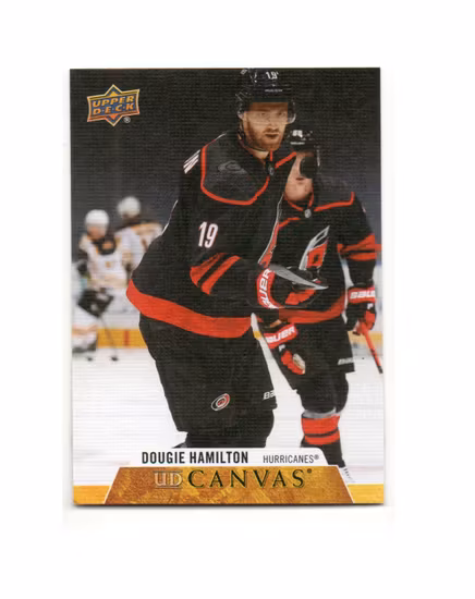 2020-21 Upper Deck Canvas #C137 Dougie Hamilton (10-X283-HURRICANES)