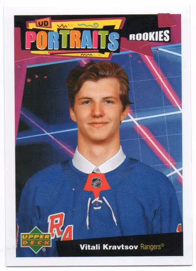 2020-21 Upper Deck UD Portraits #P83 Vitali Kravtsov (15-X300-RANGERS)