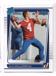 2021 Donruss #319 Sam Ehlinger RR RC (10-X301-NFLCOLTS)