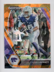2021 Panini Prizm Draft Picks Prizms Gold Ice #40 Tyler Lockett (25-X300-NFLSEAHAWKS)