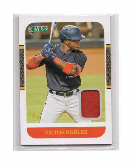 2021 Donruss Retro '87 Materials #63 Victor Robles (30-X251-MLBNATIONALS)