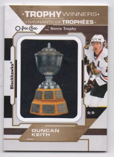 2021-22 O-Pee-Chee Patches #P48 Duncan Keith (100-X307-BLACKHAWKS)