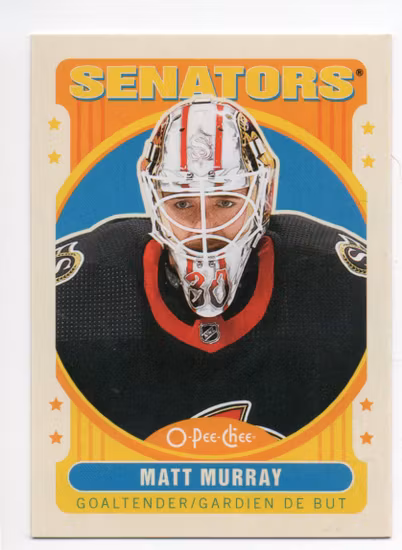 2021-22 O-Pee-Chee Retro #316 Matt Murray (10-X302-SENATORS)