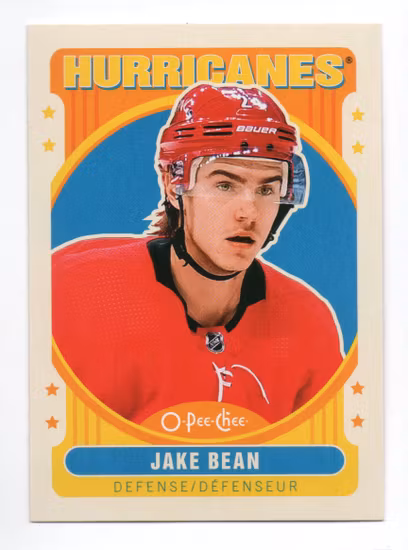 2021-22 O-Pee-Chee Retro #322 Jake Bean (10-X301-HURRICANES)
