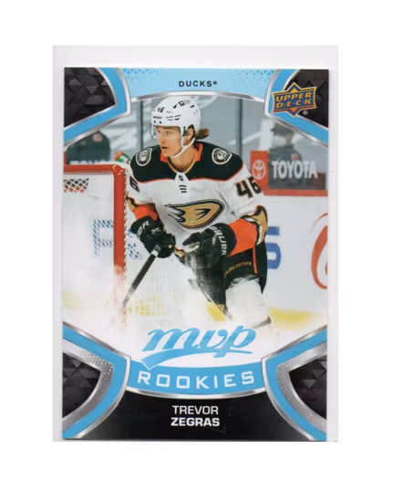 2021-22 Upper Deck MVP #249 Trevor Zegras SP RC (100-X278-DUCKS)