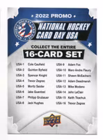 2022 Upper Deck National Hockey Card Day #USA0 Checklist (5-X306-OTHERS)