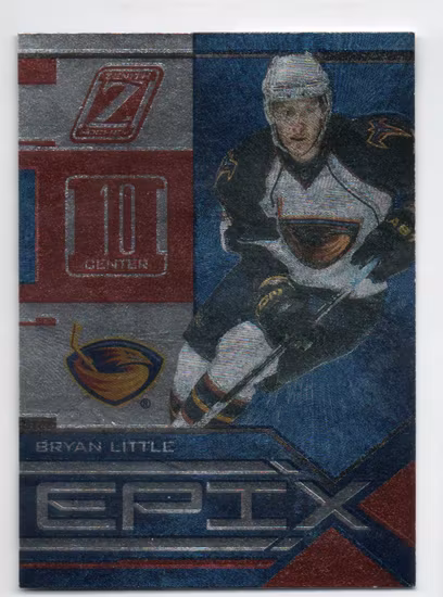 2010-11 Zenith Epix #39 Bryan Little (25-X340-THRASHERS)