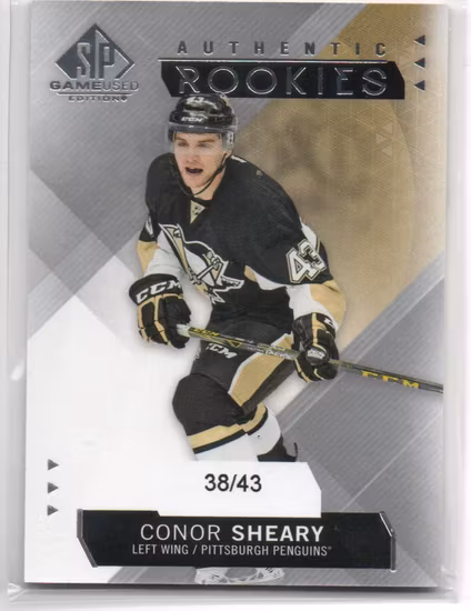 2015-16 SP Game Used #207 Conor Sheary (400-X339-PENGUINS)