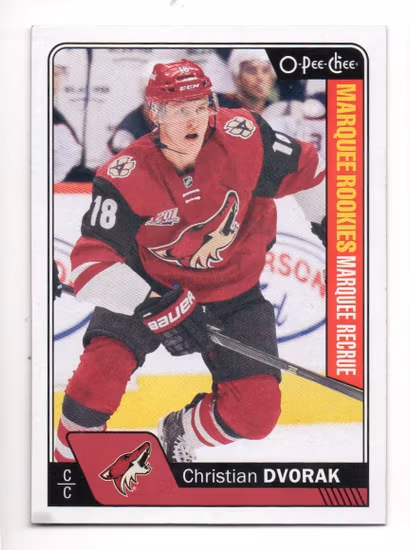 2016-17 O-Pee-Chee #696 Christian Dvorak RC (12-X339-COYOTES)