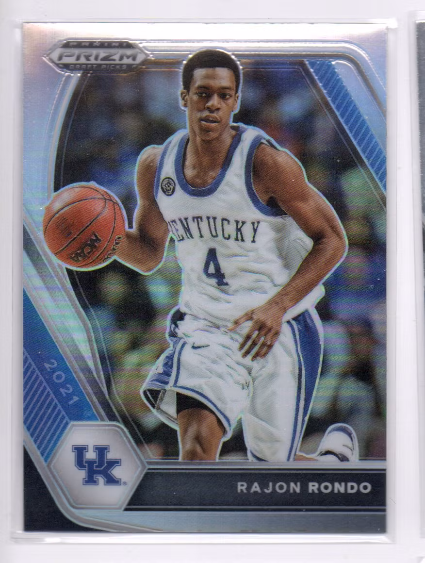 2021-22 Panini Prizm Draft Picks Prizms Silver #97 Rajon Rondo (15-X337-NBALAKERS)