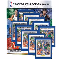 2022-23 Panini NBA Basketball Sticker Collection (Startpaket = 10st Paket + Album)