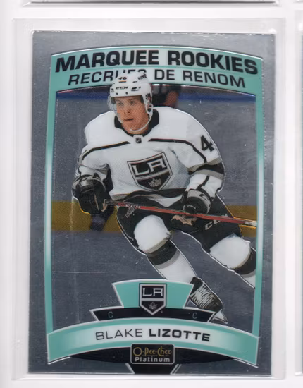 2019-20 O-Pee-Chee Platinum #174 Blake Lizotte RC (10-X109-NHLKINGS)