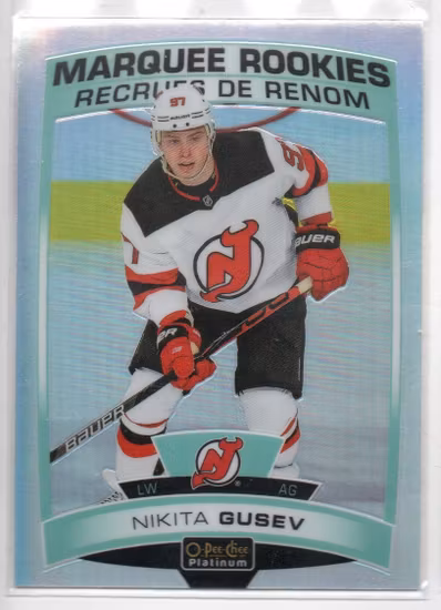 2019-20 O-Pee-Chee Platinum Rainbow #184 Nikita Gusev (20-X126-DEVILS)