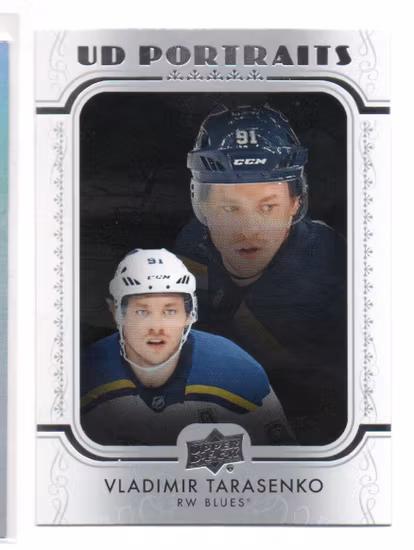 2019-20 Upper Deck UD Portraits #P23 Vladimir Tarasenko (10-X109-BLUES)