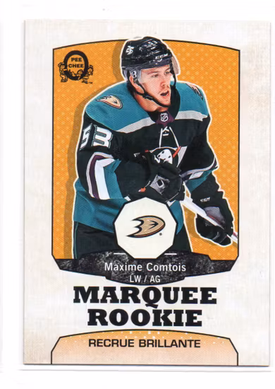 2018-19 O-Pee-Chee Retro #622 Maxime Comtois (12-X237-DUCKS)
